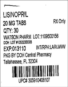 Label Image for 20mg 30 count Pack