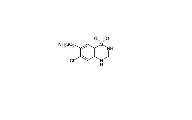 Picture of Lisinopril_HCTZ_Hydrochlorothiazide Chemical Structure