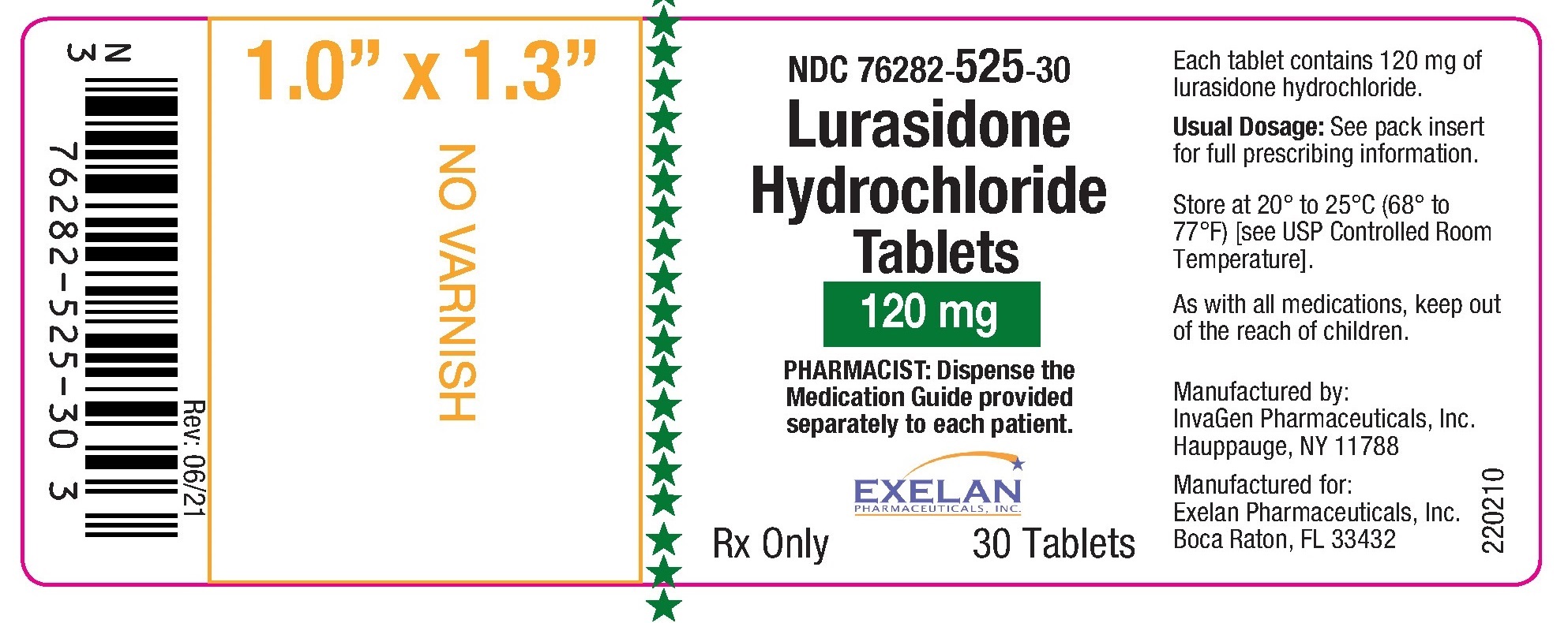 Lurasidone Hydrochloride Tablets_120mg