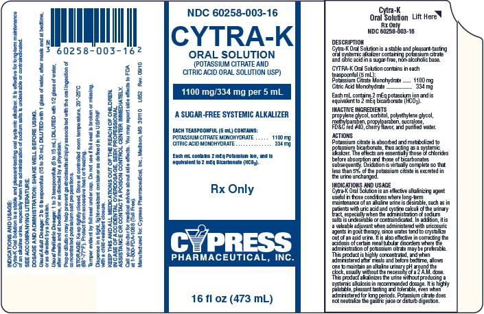 CYTRA-K Packaging