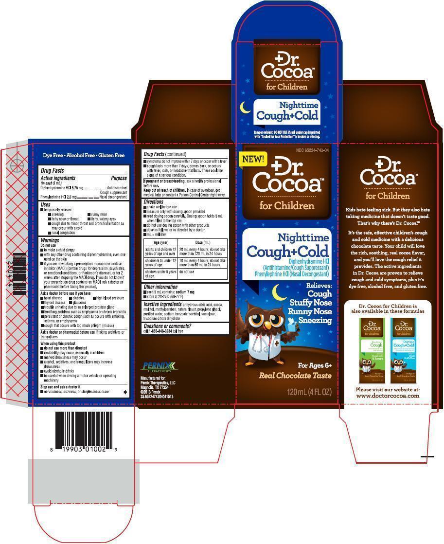 Dr. Cocoa Nighttime Cough+Cold Carton
