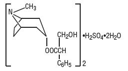 Hyoscyamine Sulfate Structural Formula