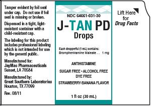 J-TAN PD Drops Packaging
