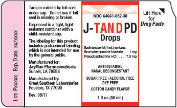 J-TAN D PD Drops Packaging