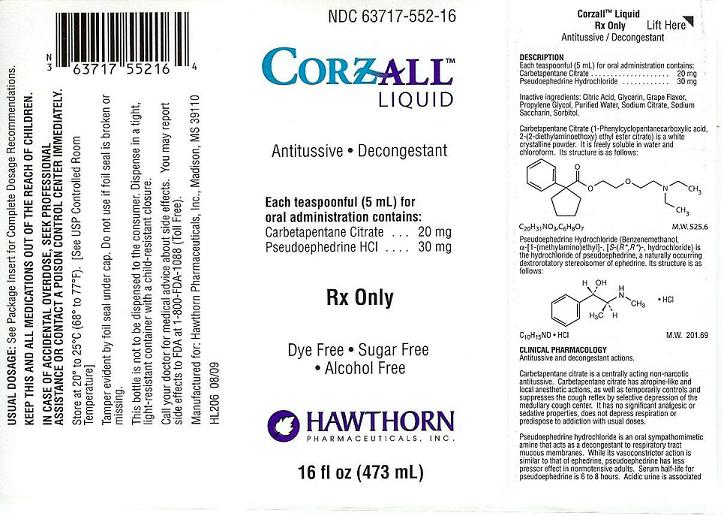 Corzall Liquid Packaging