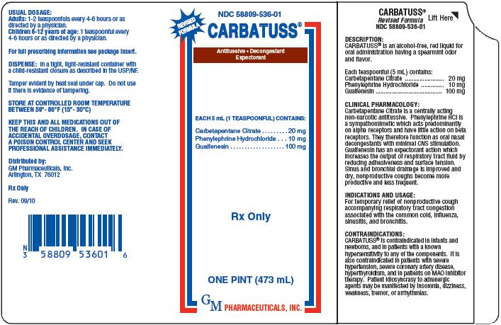 CARBATUSS Packaging