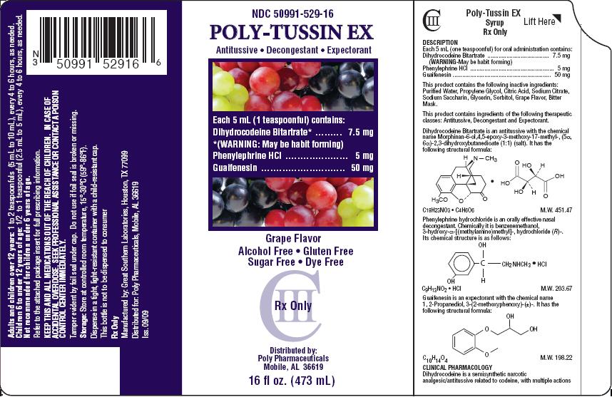 Poly-Tussin EX Packaging