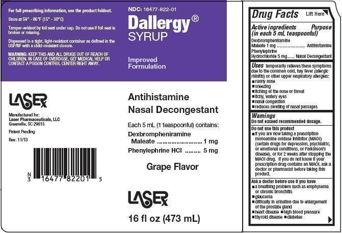 Dallergy SYRUP Packaging