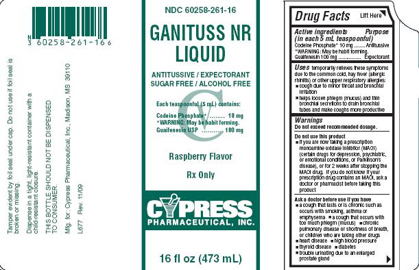 Ganituss NR Liquid Packaging
