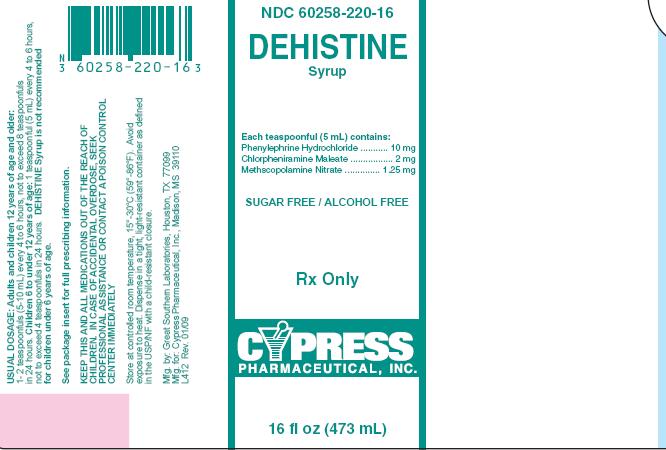Dehistine Packaging