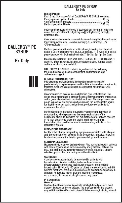 Dallergy PE packaging
