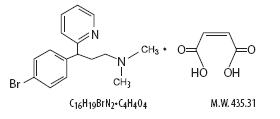 Brompheniramine Maleate Chemical Structure