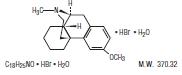Dextromethorpahn Hydrobromide Chemical Structure