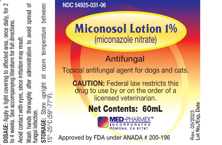 MPX Miconosol Lotion - 60 mL - Label