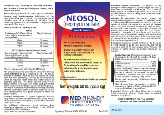 MPX Neosol Powder - 50 lbs - Container Label