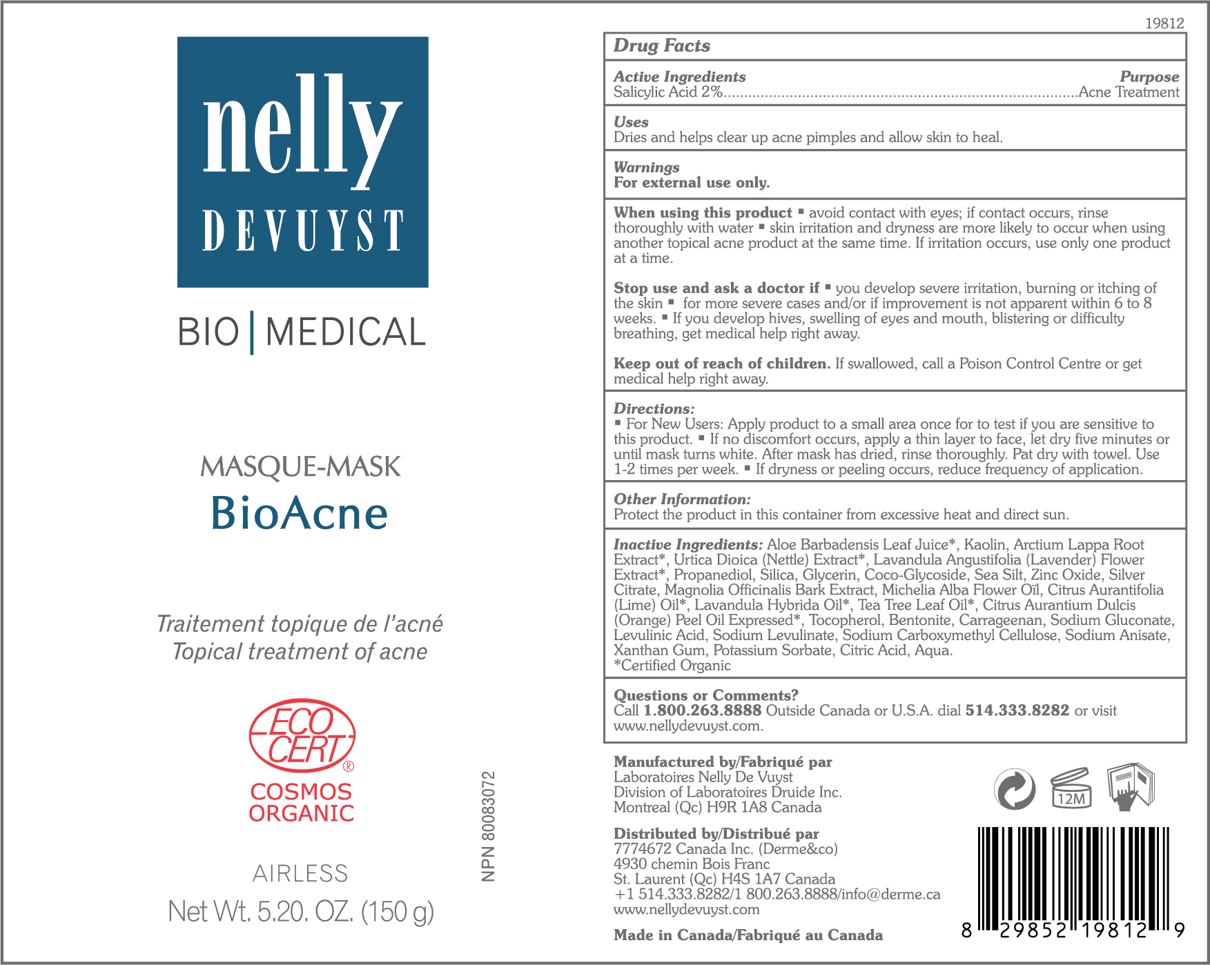 Nelly Devuyst Mask BioAcne 150g