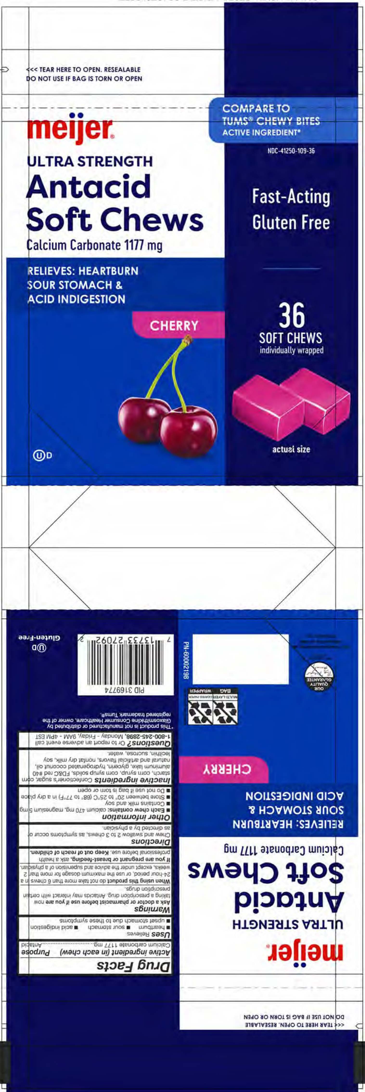 Meijer Cherry Antacid SC 36ct