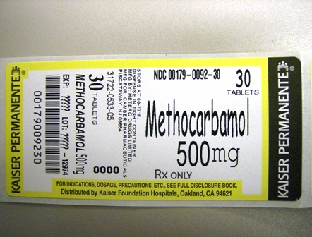500mg Package Label  Bottle of 30's