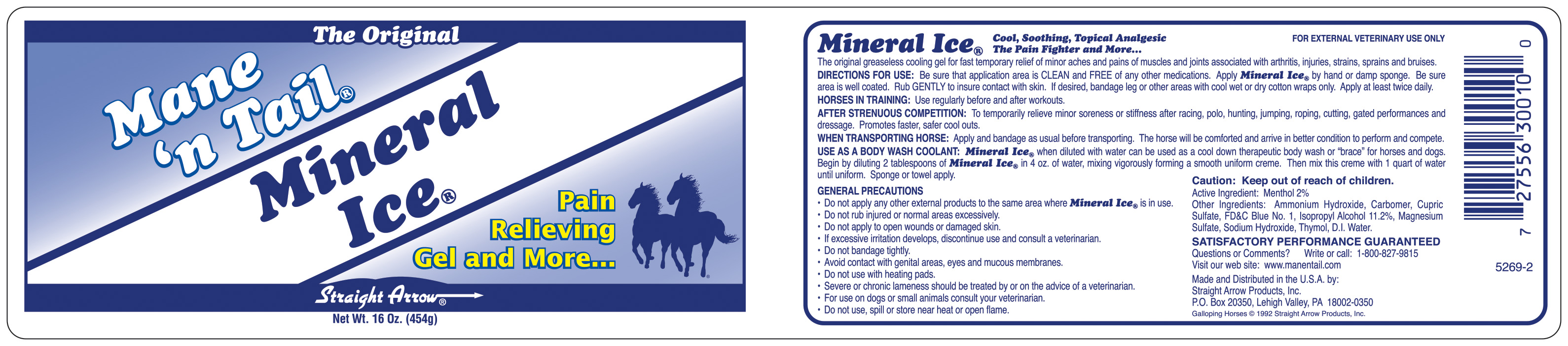 Image of Mineral Ice Label