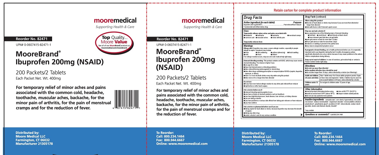 Moore Medical Ibuprofen Label-0