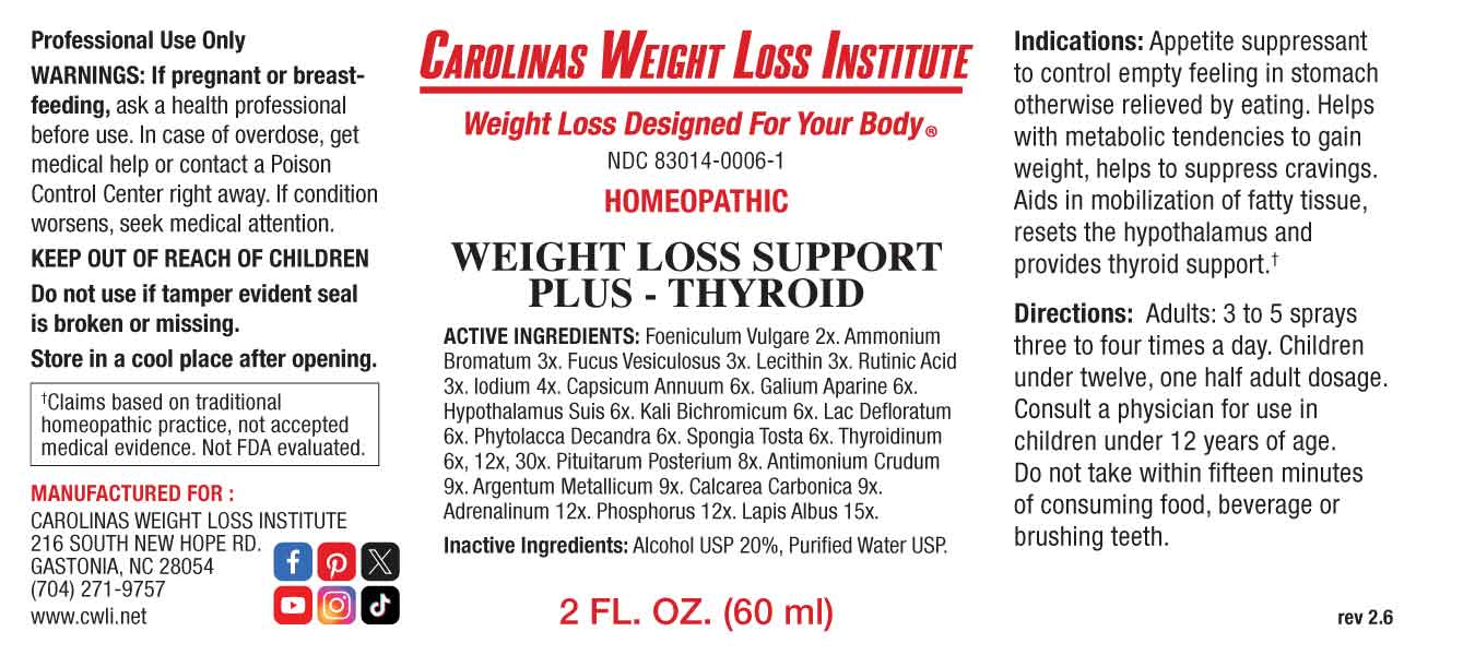 WEIGHT LOSS SUPPORT  PLUS - THYROID