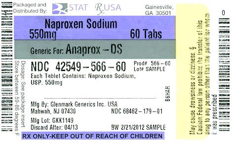 Naproxen Sod 550mg Label Image