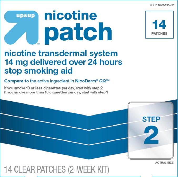 Nicotine Patch Target 14 mg 14 count carton