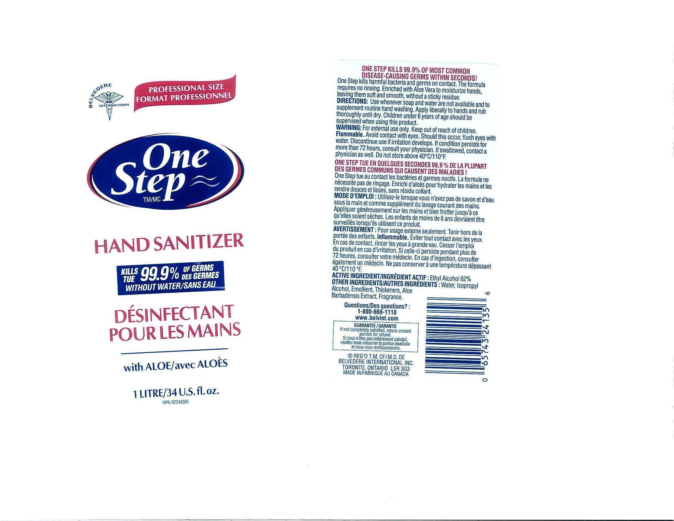 IMAGE OF FRONT AND BACK LABEL 1L