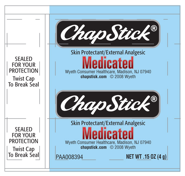 ChapStick Medicated Packaging