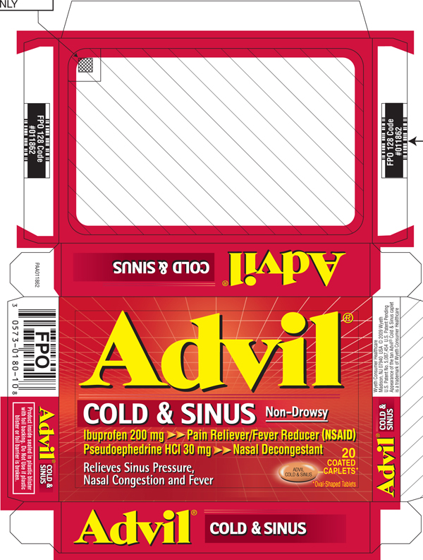 Advil COLD & SINUS Packaging