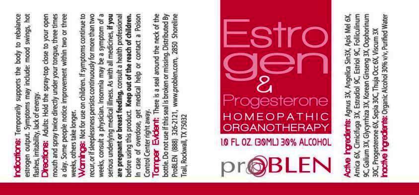 Estrogen & Progesterone     lbl