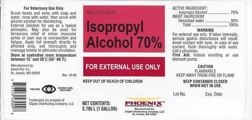 Phoenix IPA 70 bottle label