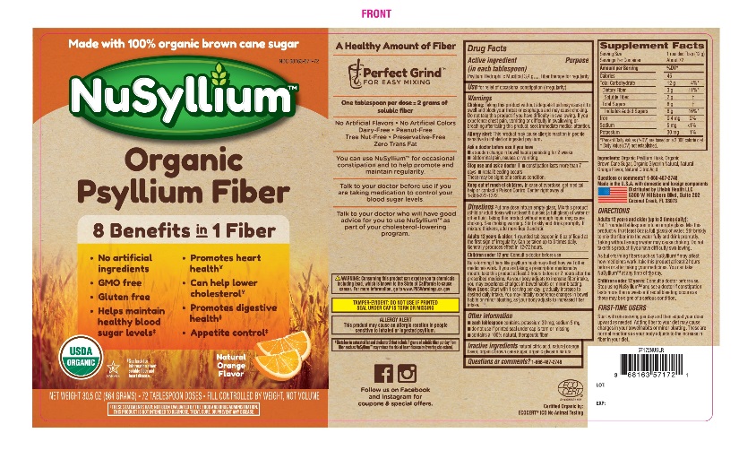 Nusyllium Organic Natural Fiber Orange Flavor