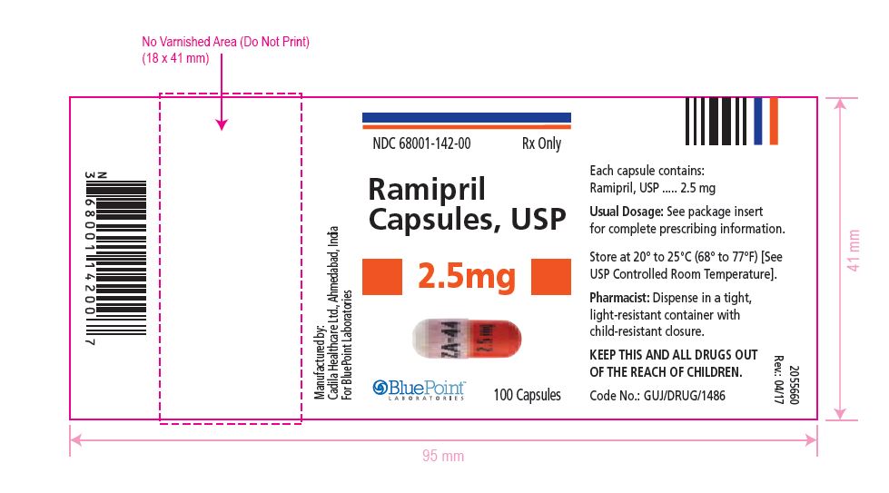Ramipril Capsules 2.5mg 100 Capsules - Rev 04-17