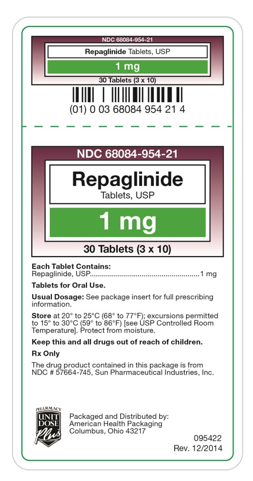 Repaglinide Tablets, USP 1mg Label