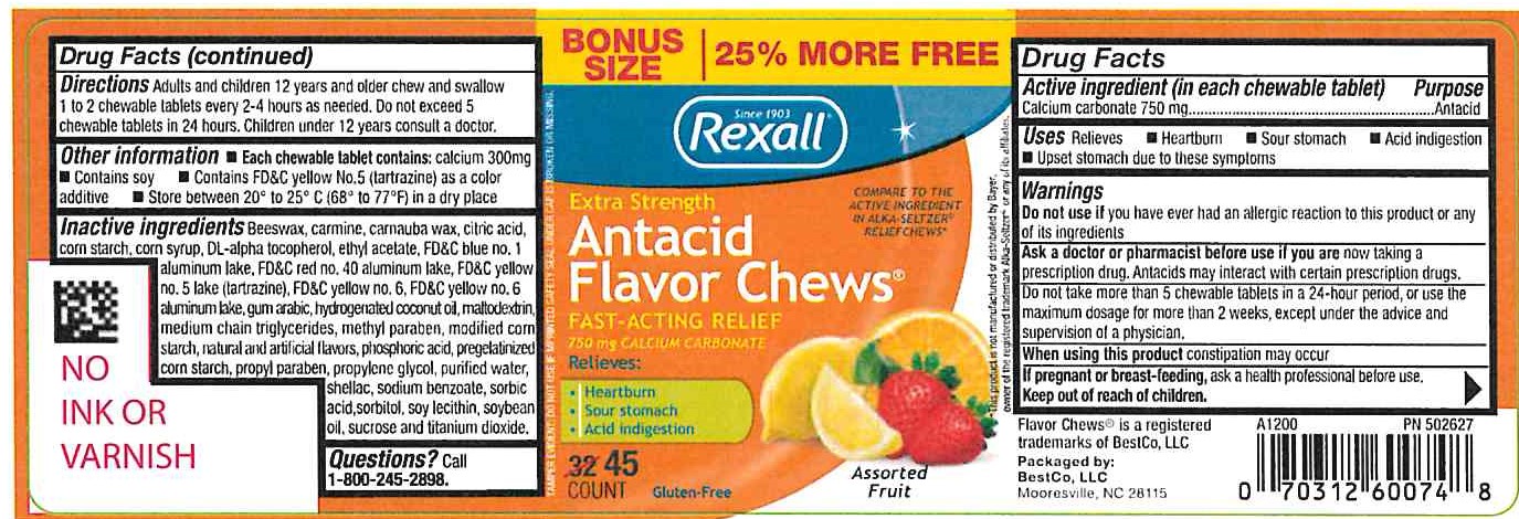 Rexall Flavor Chews 45ct