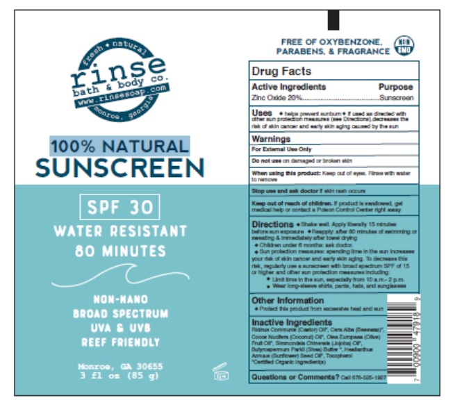 Rinse Soap SPF30 Sunscreen Lotion