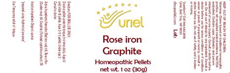 Rose iron Graphite Pellets