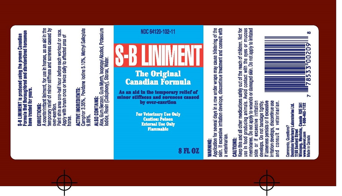 S-B LINIMENT (w-PVP) 8 OZ (03-2011)