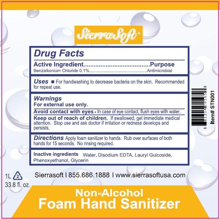Sierra Soft_Non-Alcohol Foam Sanitizer_SL_1L