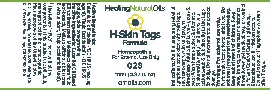 Skin Tags Label