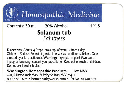 Solanum tub label example