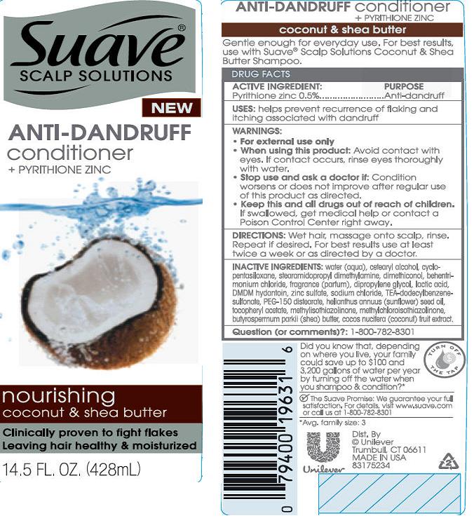 Suave Coconut and Shea Butter AD Conditioner PDP