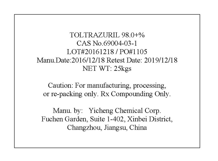 TOLTRAZURIL-Label