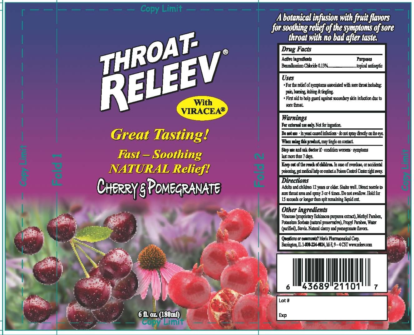 Throat Releev Cherry Pom cropped