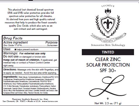 Tinted Clear Zn SPF 30 25