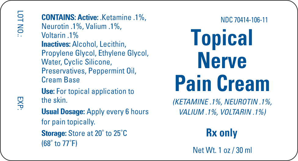 Topical Nerve Pain Cream 30ml