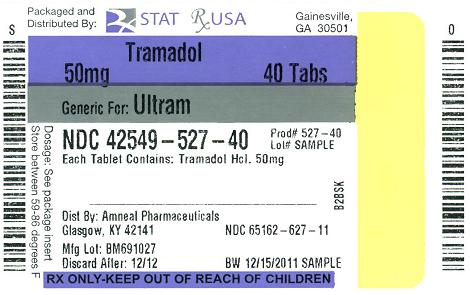 Tramadol 50mg Label Image
