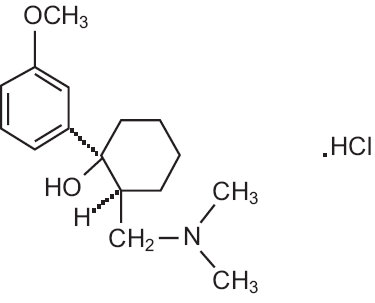 Tramadol Hydrochloride Structura Formula