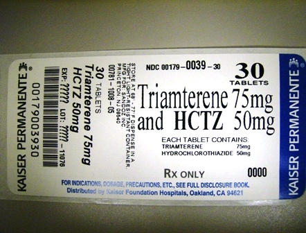 Triamterene-HCTZ 30 Tablets Label
